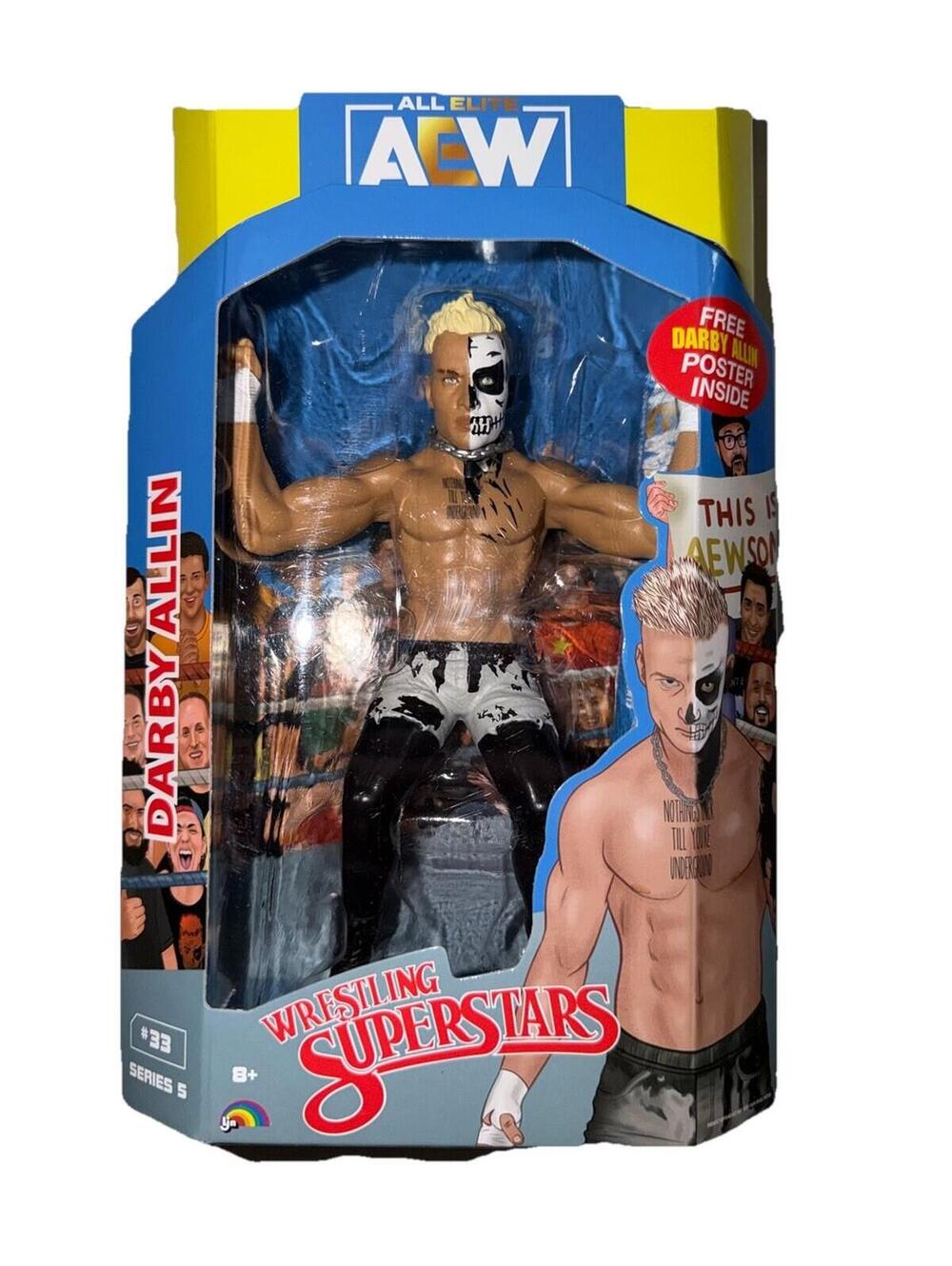 AEW Darby Allin Wrestling Superstars Series 5 33 Jazwares Action Figure